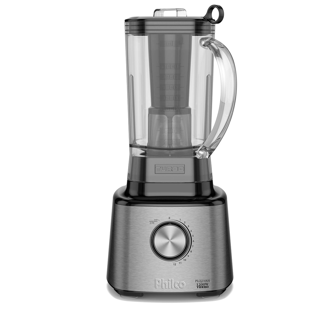 Liquidificador Philco PLQ2100PI 12 + Turbo 3L 1200W