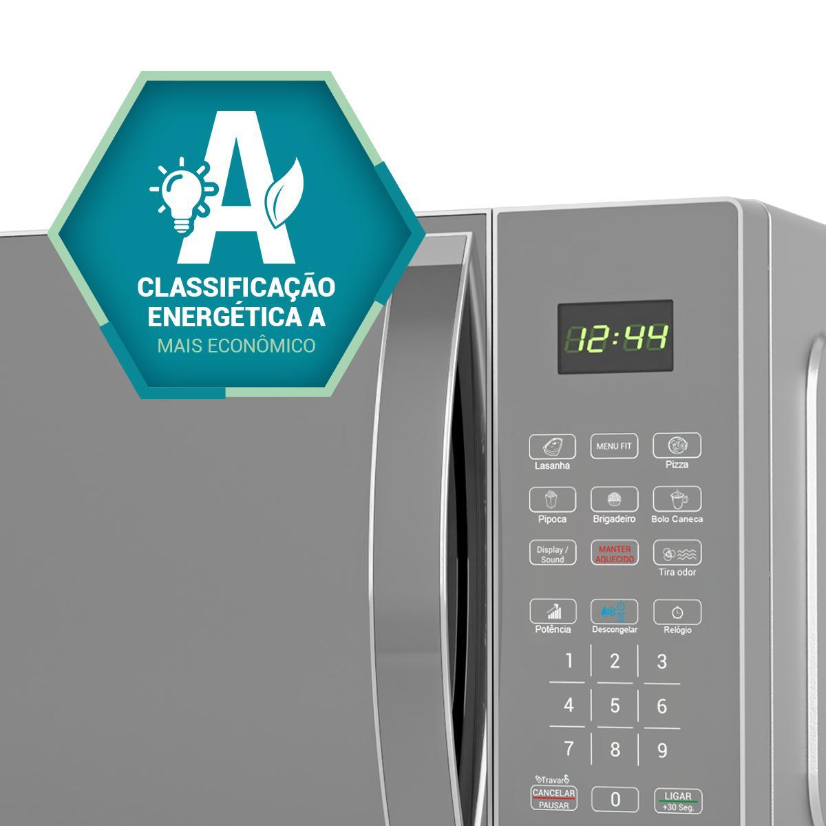 Micro-ondas 33L Philco PMO38S Limpa Fácil 1400W