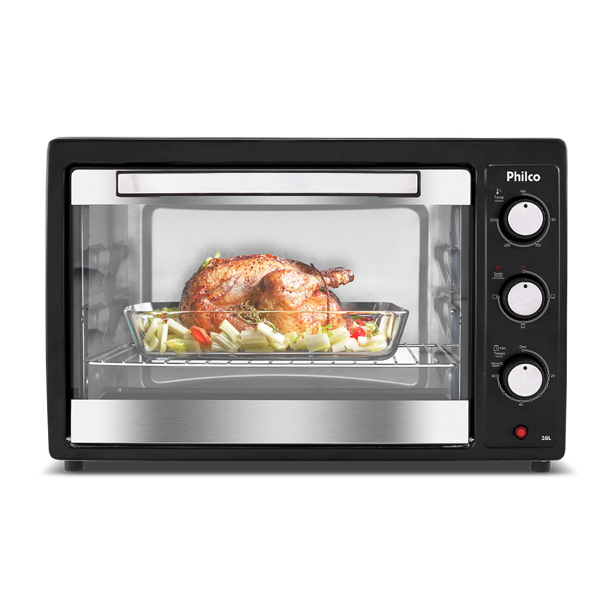 Forno Elétrico Philco PFE44PI com Timer 38L 1500W