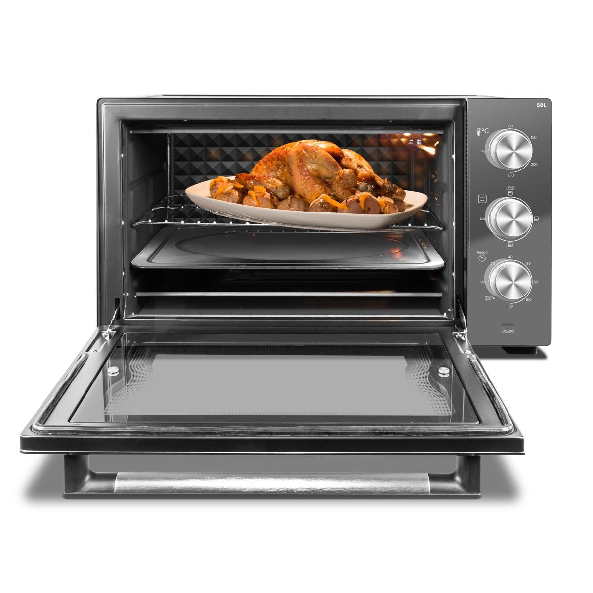 Forno Elétrico Philco PFE50PE Full Glass 50l