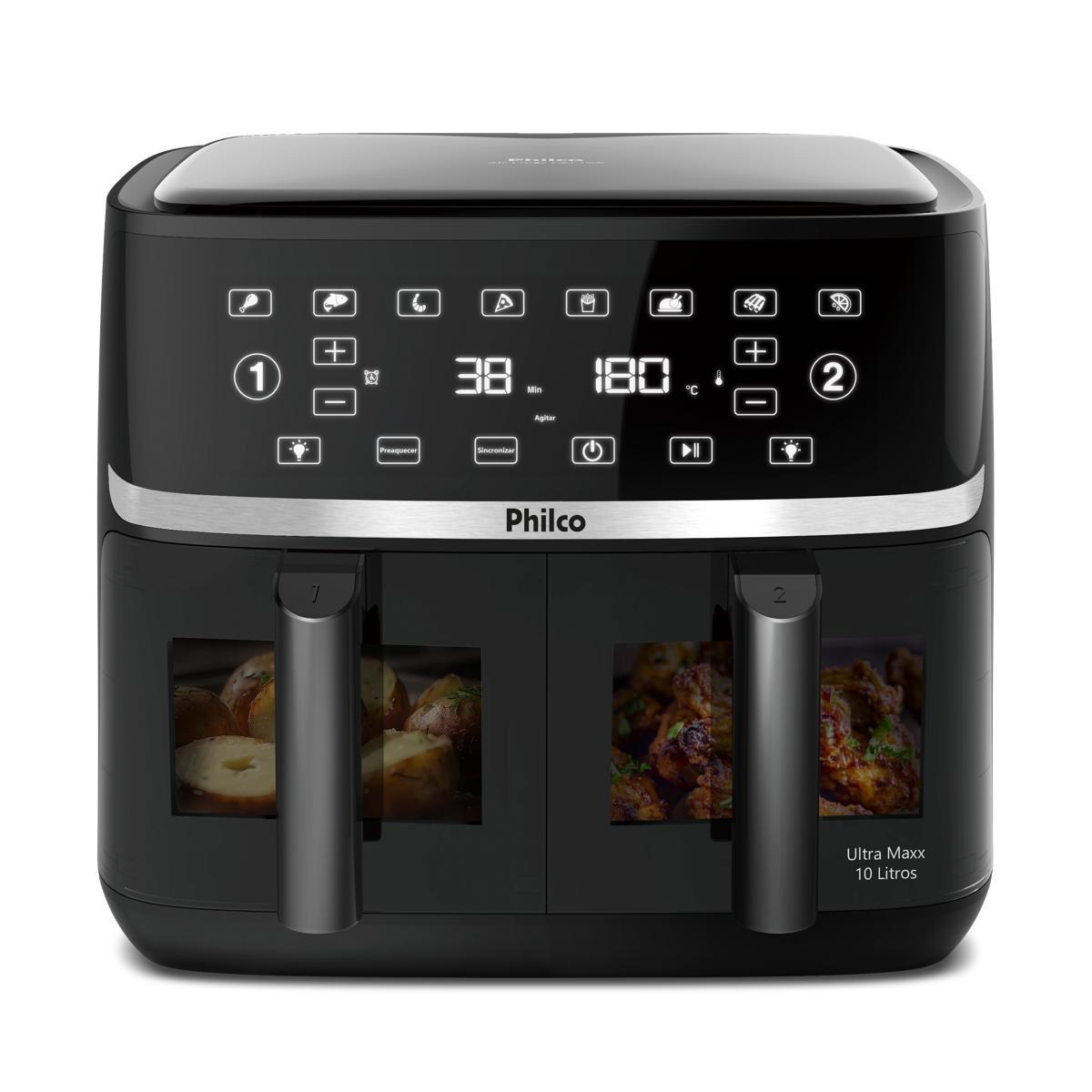 Air Fryer Philco 10L Cesto Duplo 2000W PAF10A