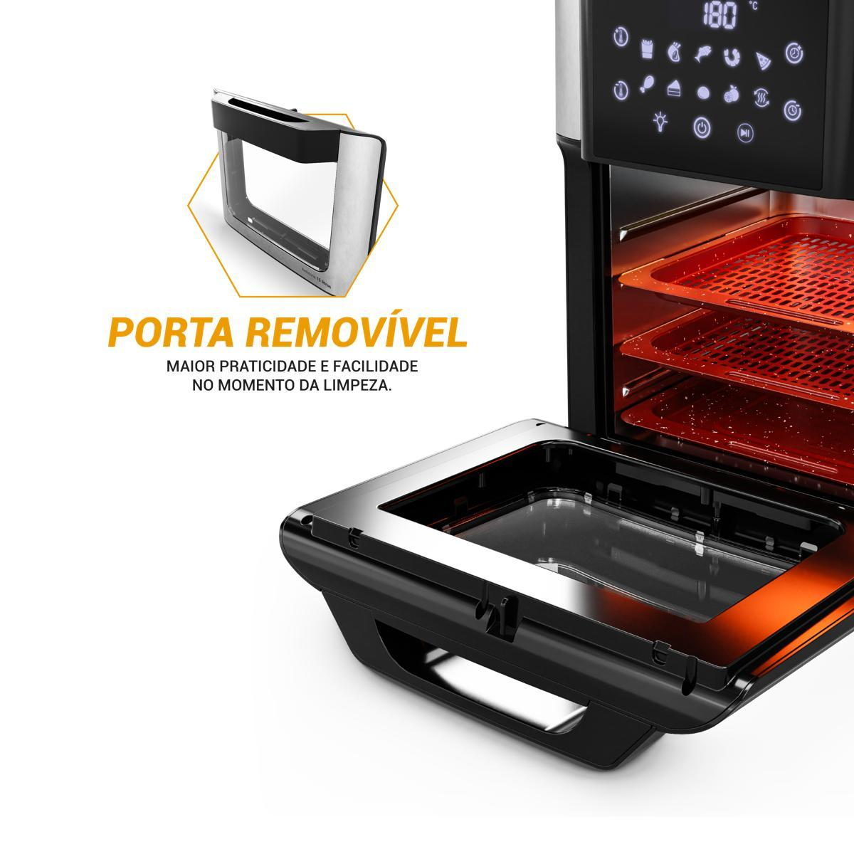 Air Fryer Oven Philco 15L Painel Digital PAF15A