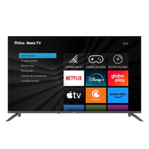 Smart TV 49" Philco Led 4K Roku TV Borda Infinita P49ERA