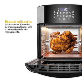 Air Fryer Kitchen Art 16L 4 em 1 com Espeto Rotisserie KAF16A
