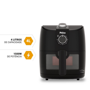 Air Fryer Philco 4L Revestimento Redstone 1500W PAF40A