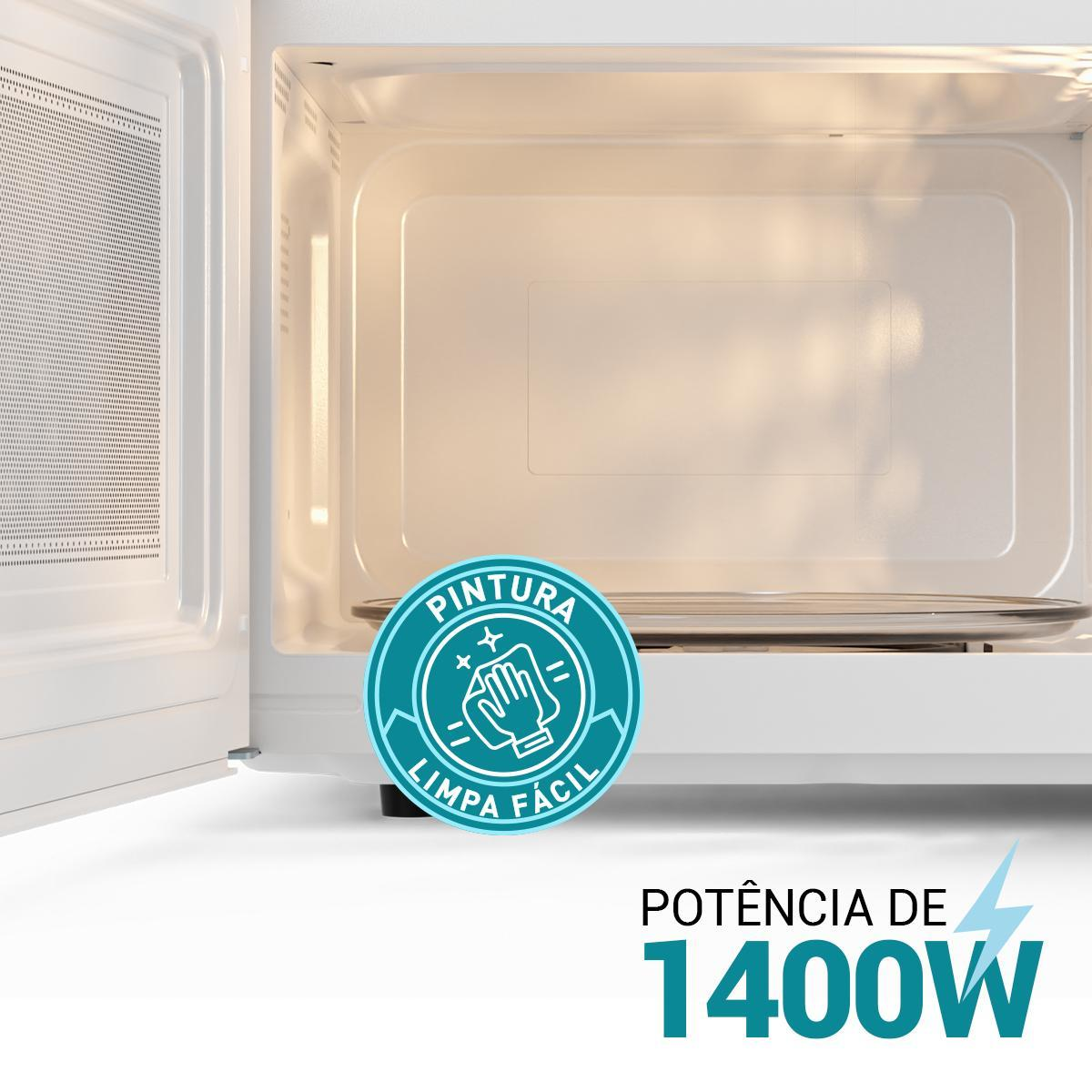 Micro-ondas 33L Philco PMO38B Limpa Fácil 1400W