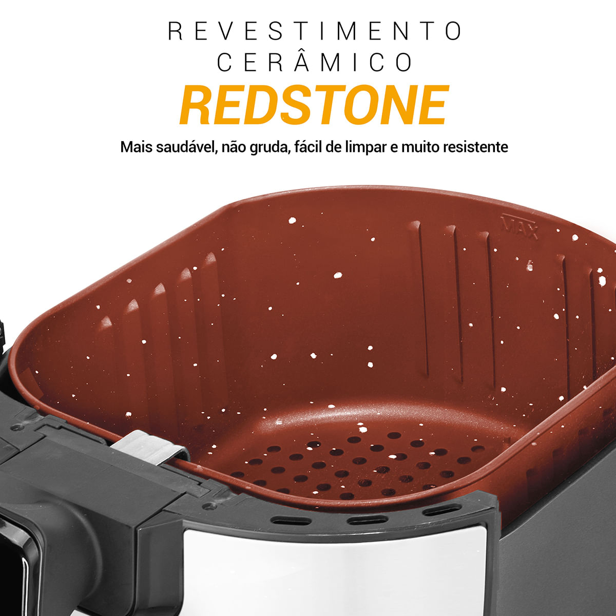 Air Fryer Philco 4,4L 1500W Antiaderente Redstone PFR15PI