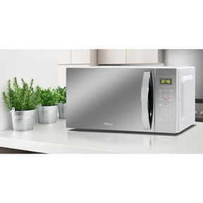 Micro-ondas 25L Philco Espelhado Limpa Fácil 1100W PMO28E