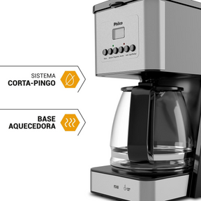 Cafeteira Philco 40 cafezinhos 1000W Painel Digital PCF40B