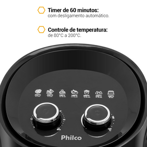 Air Fryer Philco 4,4L 1500W Cesto Quadrado PFR15PG