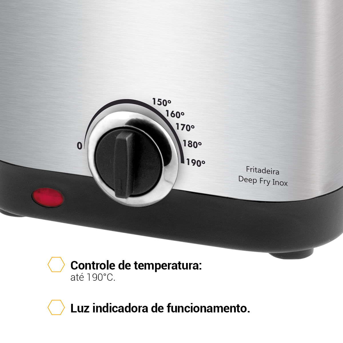 Fritadeira Philco Deep Fry Inox 1,8L