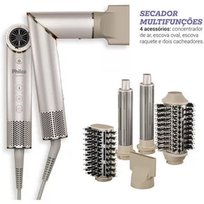 Secador de Cabelos 4 em 1 Dobrável Motor BLDC PSC3500